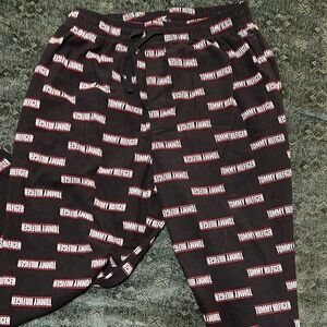Tommy Hilfiger Black Logo Print Pants